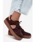 Ženske superge BIG STAR SHOES UU274770 RJAVE/BEŽ SENCE