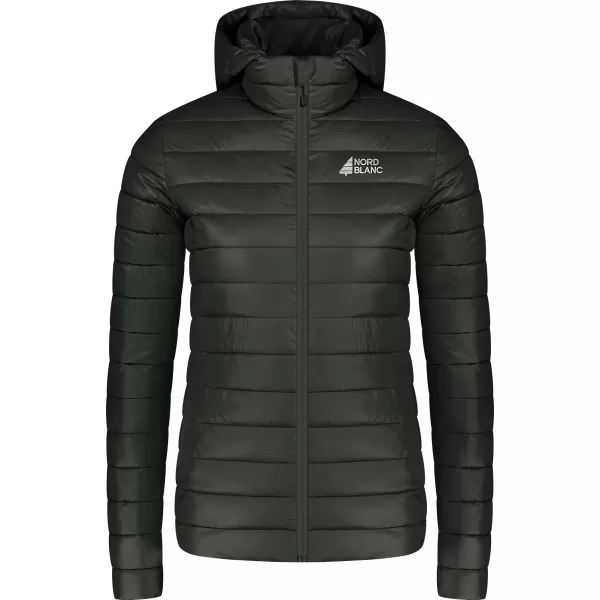  Ženska prešita jakna NORDBLANC NIMBUS WJL8395 TEMNO ZELENA 