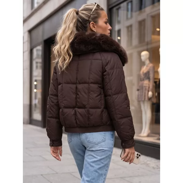  Ženska jakna DSTREET TY6040 RJAVA 