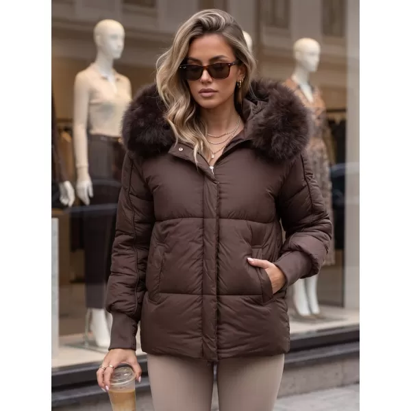  Ženska jakna DSTREET TY6004 RJAVA 