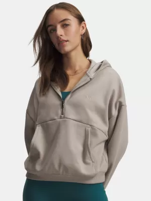 Ženski pulover UNDER ARMOUR ICON FLEECE HZ HOODIE 6012843-203 RJAVA