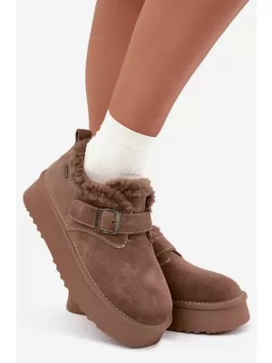 Ženski snežaki BIG STAR SHOES UU274318 BEŽ