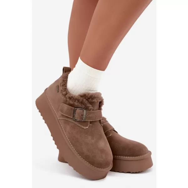  Ženski snežaki BIG STAR SHOES UU274318 BEŽ 