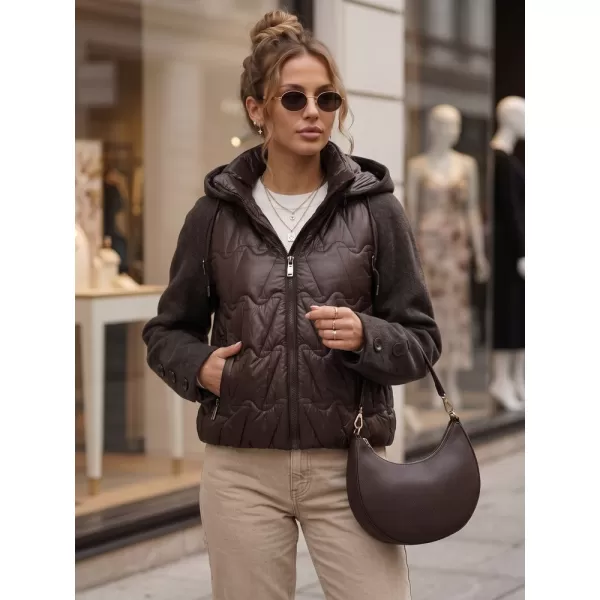  Ženska jakna DSTREET TY5935 RJAVA 