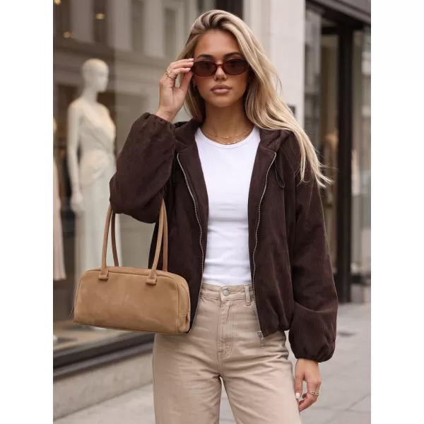  Ženska jakna DSTREET TY6061 RJAVA 