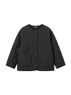 Dekliška prešita jakna URBAN CLASSICS UCK7175-00007 ČRNA
