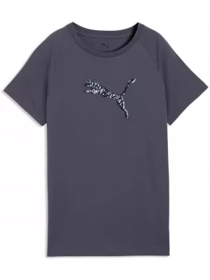 Ženska majica s kratkimi rokavi PUMA ESS SEQUINS TEE 69457635 ČRNILNE GLOBINE