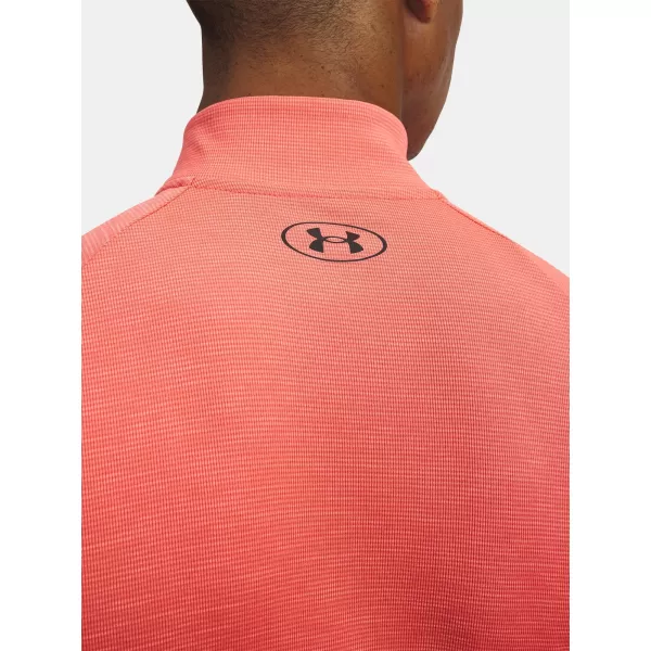 Moška majica s kratkimi rokavi UNDER ARMOUR TECH TEXTURED 1/2 ZIP 1382797-690 RDEČA 