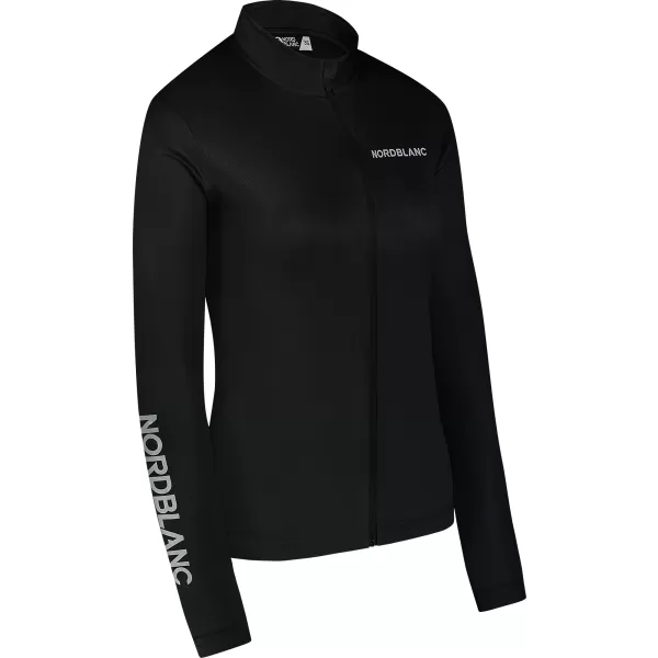  Ženski kolesarski dres NORDBLANC VELOFLOW NBSLF8105 ČRNA 