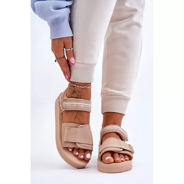  Ženske sandale BIG STAR SHOES LL274787 BEŽ 