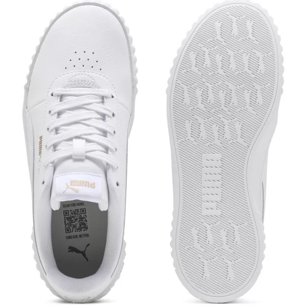  Ženski čevlji PUMA CARINA 3.0 40036501 PUMA BELA/PUMA ZLATA 