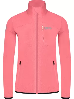 Lahek ženski pulover iz flisa NORDBLANC MAPLE NBSFL8374 ROZA