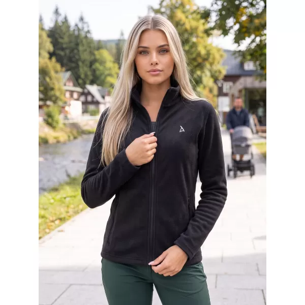 Ženski pulover iz flisa ALTISPORT ALW002852 ČRNA IN SREBRNA 