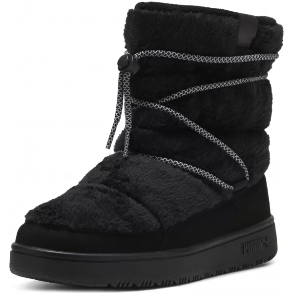  Ženski čevlji PUMA SNOWBAE SUEDE WNS 40217501 PUMA BLACK/FLAT TEMNO SIVA 