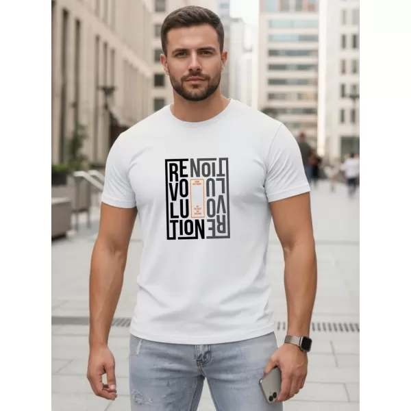  Moška majica s kratkimi rokavi DSTREET NX0143R-WH BELA 