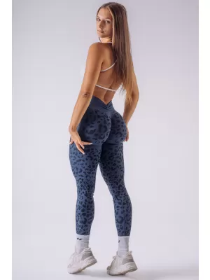 Ženske pajkice NEBBIA PRIMAL 849 TEMNO MODRI LEOPARD