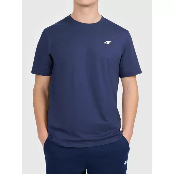  Moška funkcionalna majica 4F WAW25TFTSM1526 DENIM 