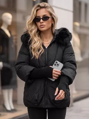 Ženska jakna DSTREET TY5995 ČRNA