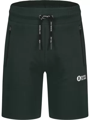 Moške bombažne kratke hlače NORDBLANC RELAXEDFIT NBSPM8254 TEMNO ZELENA