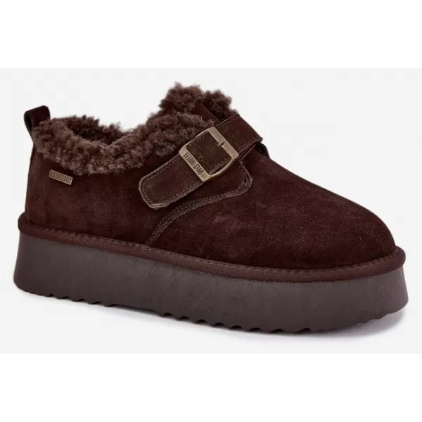  Ženski snežaki BIG STAR SHOES UU274319 RJAVA/BEŽ 