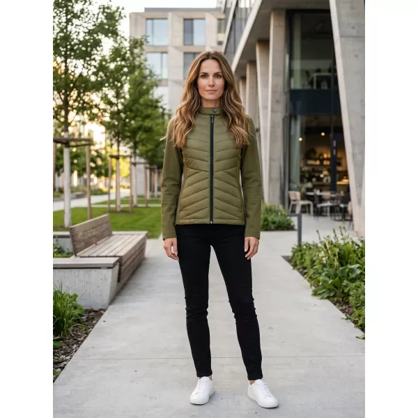  Ženska hibridna jakna MALFINI PREMIUM CROSS 556 AVOKADO ZELENA 