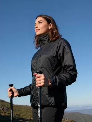 Ženska ultralahka jakna ALPINE PRO GEREDA ČRNA