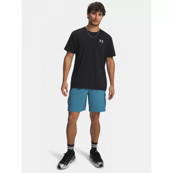  Moške kratke hlače UNDER ARMOUR VIBE WOVEN CARGO SHORT 1386560-466 MODRA 