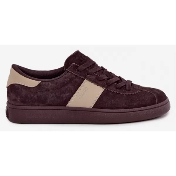  Ženske superge BIG STAR SHOES UU274438 RJAVE/BEŽ SENCE 