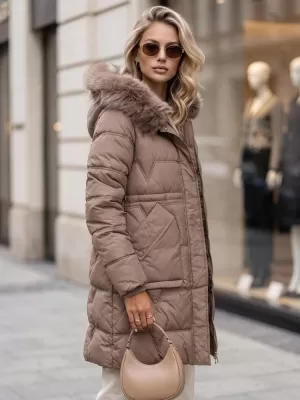 Ženska jakna DSTREET TY5821 KAKI
