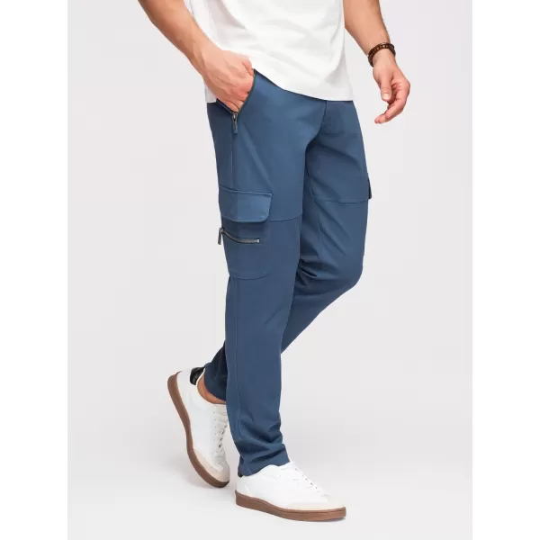  Moške hlače OMBRE P1517 TEMNO MODRA 