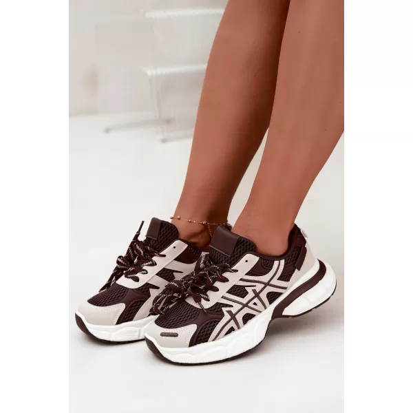  Ženske superge BOTO 88309 BEIGE BEŽ/RJAVA 