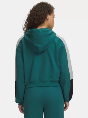 Ženski pulover UNDER ARMOUR SPORT TERRY TREND HOODIE 6009705-338 ZELENA
