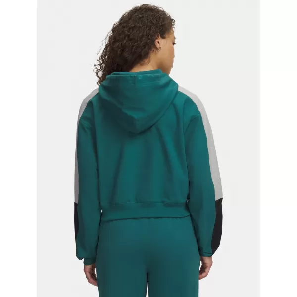  Ženski pulover UNDER ARMOUR SPORT TERRY TREND HOODIE 6009705-338 ZELENA 