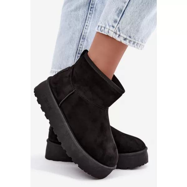 Ženski snežaki BIG STAR SHOES UU274222 ČRNA 