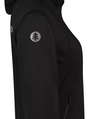 Ženska softshell jakna NORDBLANC OUTLAND NBSSL8324 ČRNA