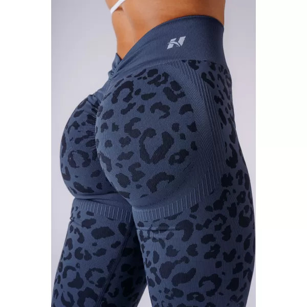  Ženske pajkice NEBBIA PRIMAL 849 TEMNO MODRI LEOPARD 