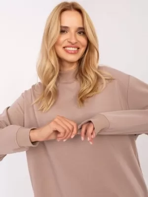 Ženski pulover BASIC FEEL GOOD RV-BL-5185.79P TEMNO BEŽ