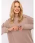 Ženski pulover BASIC FEEL GOOD RV-BL-5185.79P TEMNO BEŽ