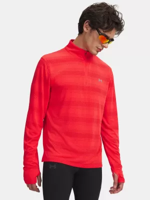 Moška majica s kratkimi rokavi UNDER ARMOUR VELOCITI 1/4 ZIP 6010887-713 RDEČA