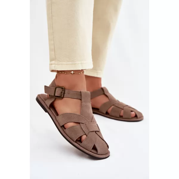  Ženske sandale BIG STAR SHOES TT274250 BEŽ 