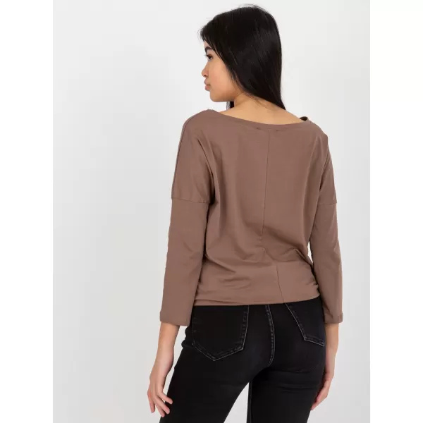  Ženska bluza BASIC FEEL GOOD RV-BZ-4691.26 RJAVA 