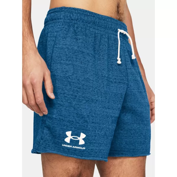  Moške kratke hlače UNDER ARMOUR RIVAL TERRY 6IN SHORT 1382427-406 MODRA 