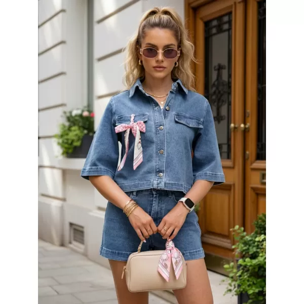  Ženska jakna DSTREET TY5693 MODRA 