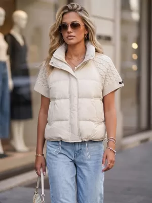 Ženska jakna DSTREET TY5923 EKRU