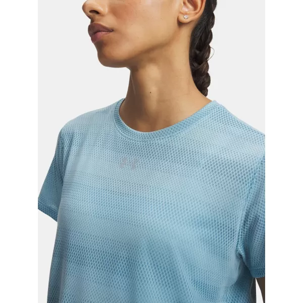  Ženska majica s kratkimi rokavi UNDER ARMOUR VELOCITI SHORTSLEEVE 6009540-425 MODRA 