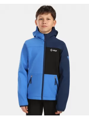 Otroška softshell jakna KILPI ONTAVIO-JB 1J0107KI TEMNO MODRA