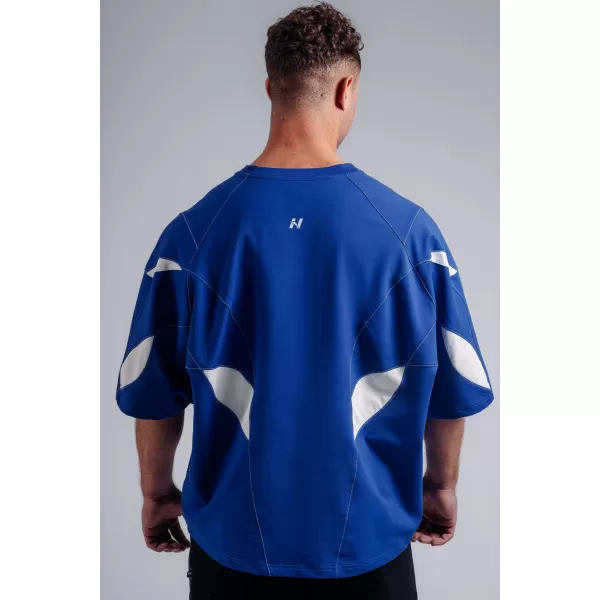  Prevelika majica s pokrivalom na tla NEBBIA PRIMAL 871 MODRA 