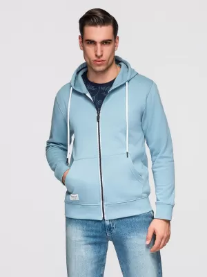 Moški pulover OMBRE OM-SSBZ-0272 MODRA