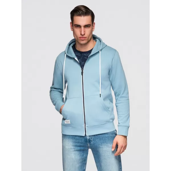  Moški pulover OMBRE OM-SSBZ-0272 MODRA 