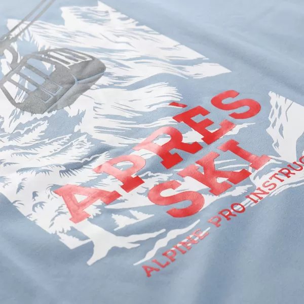  Moška majica s kratkimi rokavi, ki se hitro suši ALPINE PRO STANS ASHLEY MODRA VARIANTA PE 